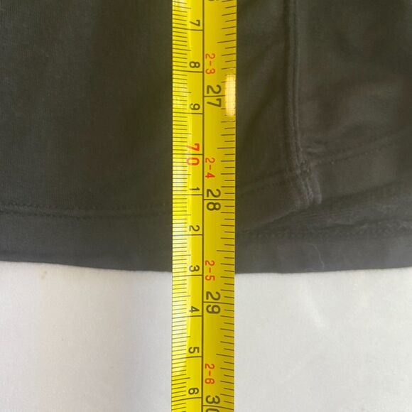 *NWT* Athleta Black Coaster Skirt Pull On side slit soft breathable size L - Picture 5 of 6